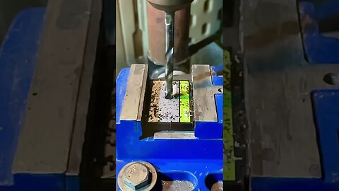 Drilling through a cellphone battery