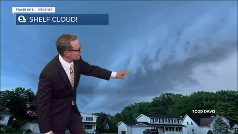 Beware the ominous shelf cloud