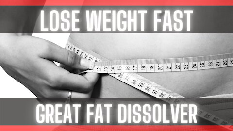 Great New Fat Dissolving Secret - Very Simple Way to Lose Weight