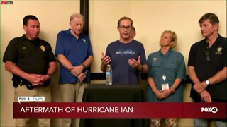 City of Sanibel holds press conference to update residents on Hurricane Ian damage