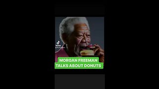 MORGAN FREEMAN TALKS ABOUT DONUTS #morganfreeman #morganfreemanshorts #motivationshort #weirdshorts