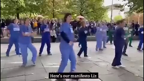 Dancing COVID Nurses now pushing Climate Change Propaganda! 💃👩‍⚕️🌎🐑