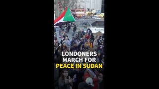 LONDONERS MARCH FOR PEACE IN SUDAN