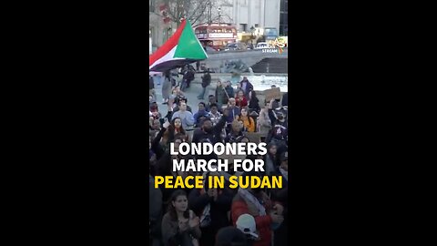 LONDONERS MARCH FOR PEACE IN SUDAN