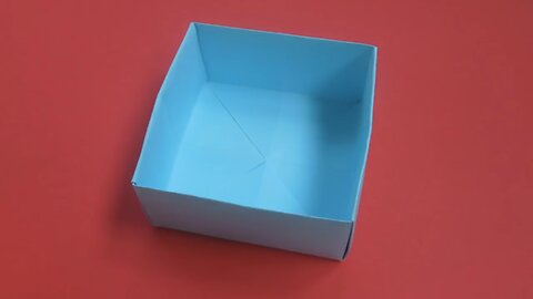 How to make a box out of paper. Origami box