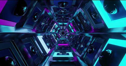 👍 background video [blue pink neon sci-fi tunnel vj loop screensaver 4k free]