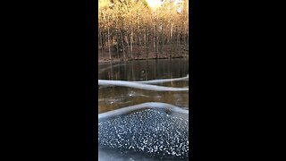 Frozen lake sounds like …