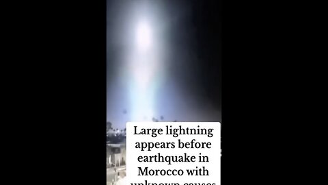 STRANGE HUGH LIGHTNING BEAM🏜️🏚️⚡️🛰️FALL FROM THE SKY ON MOROCCO🛕⚡️🛰️🐚💫