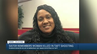 Woman remembers sister killed in Taft mass shooting