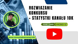 Rozwiązanie Konkursu 10k + Statystki kanału YT 10k