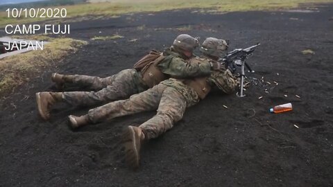 U.S. Marines conduct a crew served weapons range during Fuji Viper 21.1 B-Roll