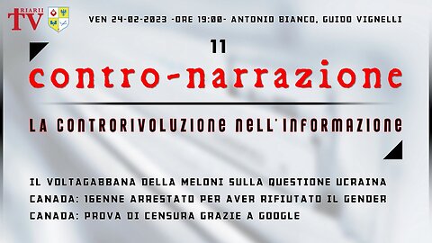 CONTRO-NARRAZIONE NR.11. Antonio Bianco, Guido Vignelli