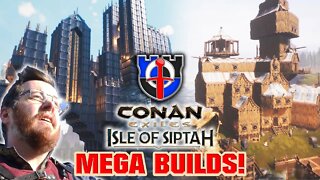 Isle of Siptah MEGA BUILDS, Using the Conan Exiles new build sets