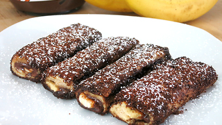 Chocolate banana French toast recipe