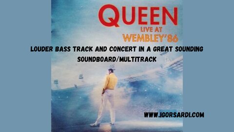 Queen - Live Wembley (Bass boost)