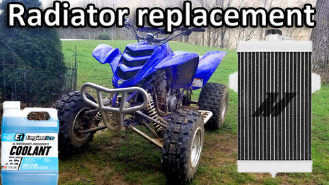 ATV Radiator Replacement and Coolant System Bleed