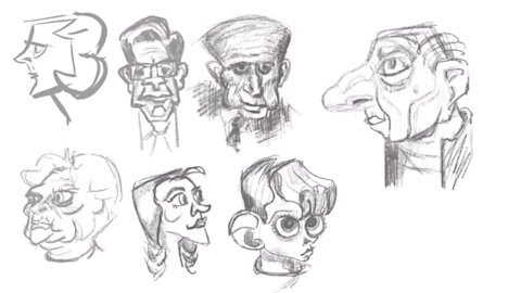Time-lapse of Character Studies