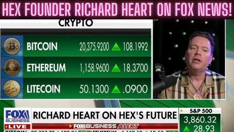 Hex Founder Richard Heart On Fox News! Excellent Interview!