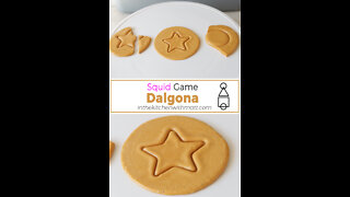 Squid Game Cookies | Dalgona Recipe