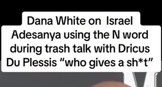 Dana White On Fighter Using The N Word