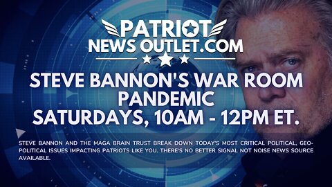 🔴 REPLAY | Patriot News Outlet | Steve Bannon's, War Room Pandemic Live | 9:30AM EST