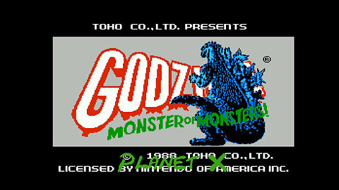 Godzilla Monster of Monsters (Planet X)