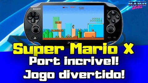 PS Vita - Super Mario X Otimo jogo de plataforma grátis!