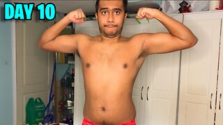 HardGainer Winter Bulk Day 10 - Biceps, Back & Neck (Home Workout)