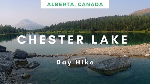 WE SAW A BEAR! | CHESTER LAKE DAY HIKE! | KANANASKIS ALBERTA, CANADA | SPRAY LAKES PROVINCIAL PARK