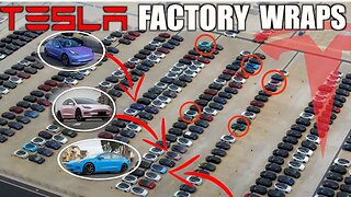 Tesla Debuts Wild Colors at New Factory