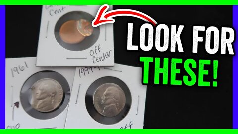 LOOK FOR THESE ERROR COINS WORTH MONEY IN YOUR POCKET CHANGE!!