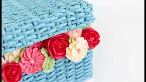 Copycat Recipes Amazing FLOWER BASKET Cake Decorating! Cooking Recipes Food Recipes Health