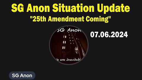 SG Anon Situation Update July 6: "SpaceForce Recruiting Mil Reservists | 25th Amendment Coming"