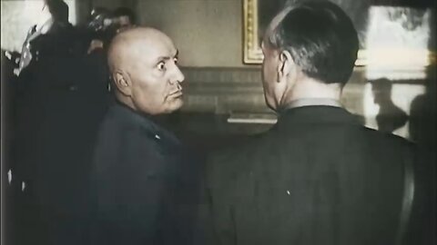 Benito Mussolini Shocked Face