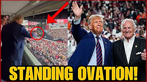 COLLEGE STADIUM ERUPTS WHEN TRUMP WALKS ON TO THE FILED IN SOUTH CAROLINA! MAINSTREAM MEDIA MELTDOWN