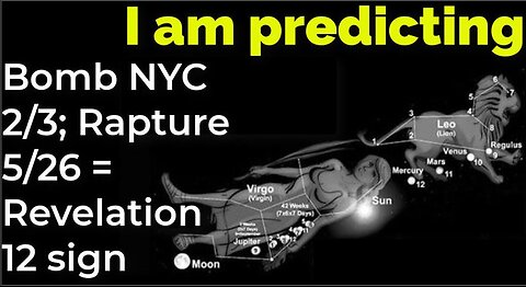 DISNEY DRAGON - I am predicting_Dirty bomb in NYC on Feb 3 = REVELATION 12 SIGN PROPHECY