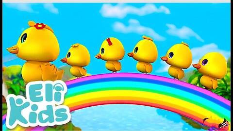 Five Little Ducks | Eli Kids Songs, Nursery Rhyme, Cartoon