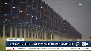 Kern County Board of Supervisors approves Rosamond solar project