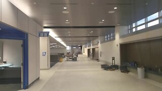 Akron Canton Airport New Gate Area Construction Progress June 2020