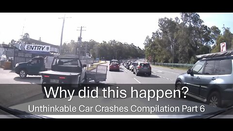 Why did this happen? Unthinkable Car Crashes Compilation Part 6