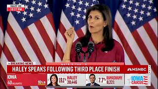 Haley: ‘I Can Safely Say, Tonight, Iowa Made this Republican Primary a Two-Person Race’