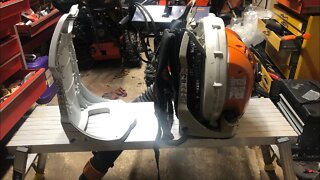 How To Swap The Frame On Your Stihl Backpack Blower BR700 BR600 BR550 BR500