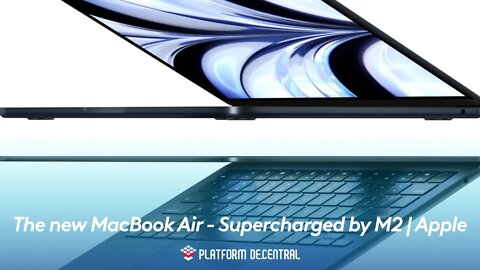 The new MacBook Air - Supercharged by M2 | Apple