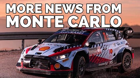 More news coming out of Monte Carlo