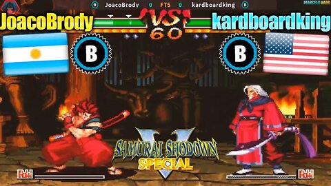 Samurai Shodown V Special (JoacoBrody Vs. kardboardking) [Argentina Vs. U.S.A.]