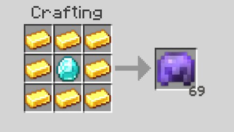 Minecraft But, Crafting Is Random