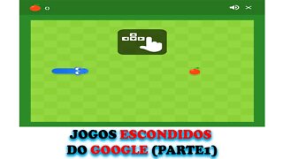 Jogos SECRETOS do GOOGLE - Parte 1 de 2