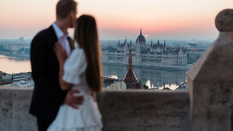Hungarian wedding in Budapest, on the banks of the Danube, in a beautiful place
