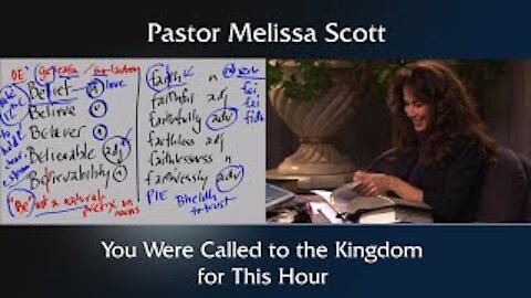 You Were Called to the Kingdom for This Hour