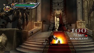 God of War (2005) - Throne Room Statues - Secret Message 2